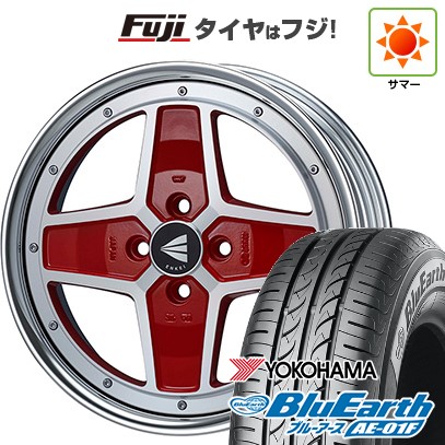 【新品国産車用4穴100】 夏タイヤ ホイール4本セット 185/55R16 ヨコハマ ブルーアース AE-01F ENKEI エンケイ Neo Classic アパッチ2 ネオ 6J 16インチ(送料無料)｜フジ スペシャルセレクション