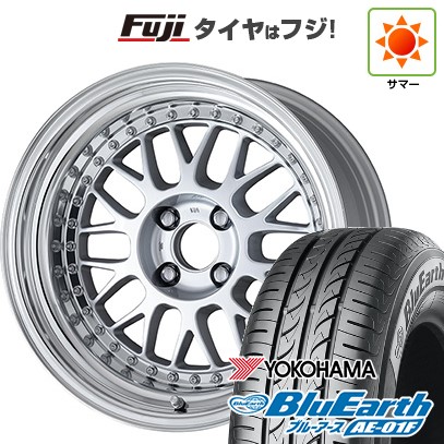 【新品国産車用5穴100】 夏タイヤ ホイール4本セット 205/55R16 ヨコハマ ブルーアース AE-01F WORK ワーク マイスター M1 3P 6.5J 16インチ(送料無料)|フジ スペシャルセレクション