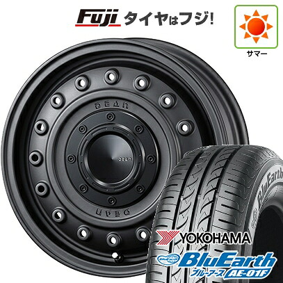 【新品 軽自動車】ソリオ ハスラー 夏タイヤ ホイール4本セット 165/70R14 ヨコハマ ブルーアース AE-01F クリムソン ディーン コロラド 4.5J 14インチ(送料無料)|フジ スペシャルセレクション
