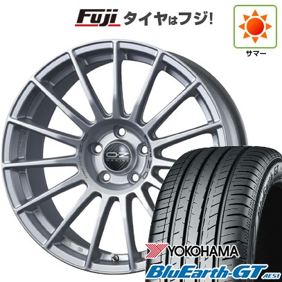 【新品国産車用5穴114.3】 夏タイヤ ホイール4本セット 205/55R17 ヨコハマ ブルーアース GT AE51 OZ スーパーツーリズモ LM 17インチ(送料無料)|フジ スペシャルセレクション