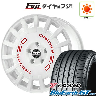 【新品国産車用5穴114.3】 夏タイヤ ホイール4本セット 225/45R18 ヨコハマ ブルーアース GT AE51 OZ ラリーレーシング 8J 18インチ(送料無料)｜フジ スペシャルセレクション