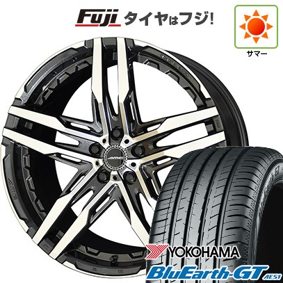 【新品国産車用5穴114.3】 夏タイヤ ホイール4本セット 225/50R18 ヨコハマ ブルーアース GT AE51 共豊 シャレン RG【限定】 8J 18インチ(送料無料)