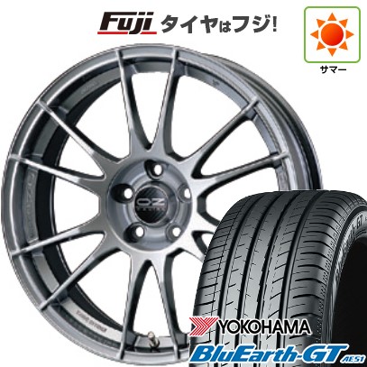 【新品国産車用5穴114.3】 夏タイヤ ホイール4本セット 235/50R18 ヨコハマ ブルーアース GT AE51 OZ ウルトラレッジェーラ 8J 18インチ(送料無料)