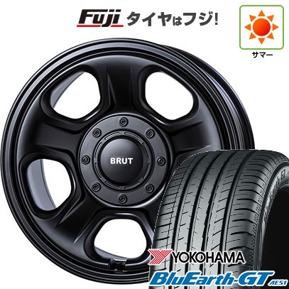 【新品】ヤリスクロス 夏タイヤ ホイール4本セット 205/65R16 ヨコハマ ブルーアース GT AE51 トライスター BRUT BR-33 6.5J 16インチ(送料無料)