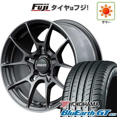 【新品国産車用4穴100】 夏タイヤ ホイール4本セット 195/50R16 ヨコハマ ブルーアース GT AE51 RAYS レイズ ボルクレーシング G025 6.5J 16インチ(送料無料)
