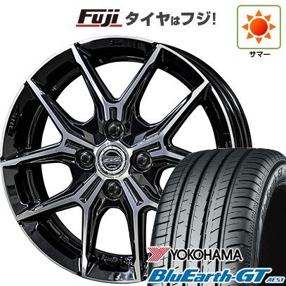【新品国産車用5穴114.3】 夏タイヤ ホイール4本セット 215/55R17 ヨコハマ ブルーアース GT AE51 共豊 スマック +EK M1 7J 17インチ(送料無料)|フジ スペシャルセレクション