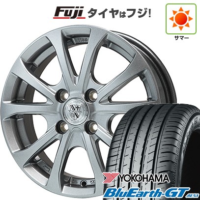 【新品国産車用4穴100】 夏タイヤ ホイール4本セット 175/65R14 ヨコハマ ブルーアース GT AE51 ビッグウエイ TRG-バーンII 5J 14インチ(送料無料)