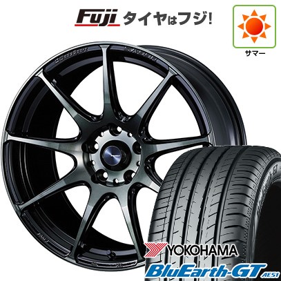 【新品国産車用5穴100】 夏タイヤ ホイール4本セット 225/40R18 ヨコハマ ブルーアース GT AE51 WEDS ウェッズ ウェッズスポーツ SA-99R 7.5J 18インチ(送料無料) 117,700円