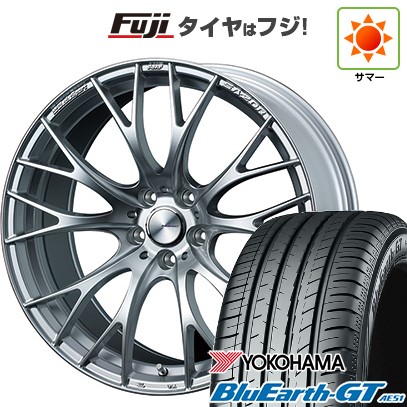 【新品国産車用5穴114.3】 夏タイヤ ホイール4本セット 235/40R19 ヨコハマ ブルーアース GT AE51 WEDS ウェッズスポーツ SA-20R 8.5J 19インチ(送料無料)|フジ スペシャルセレクション