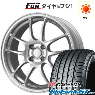 【新品国産車用4穴100】 夏タイヤ ホイール4本セット 185/60R16 ヨコハマ ブルーアース GT AE51 ENKEI エンケイ PerformanceLine PF01 6.5J 16インチ(送料無料)