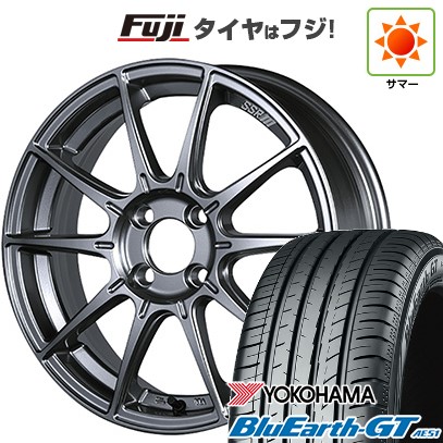 【新品国産車用5穴100】 夏タイヤ ホイール4本セット 215/45R17 ヨコハマ ブルーアース GT AE51 SSR GT GTX01 7J 17インチ(送料無料)|フジ スペシャルセレクション