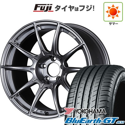 【新品国産車用5穴114.3】 夏タイヤ ホイール4本セット 215/45R18 ヨコハマ ブルーアース GT AE51 SSR GT GTX01 7.5J 18インチ(送料無料)
