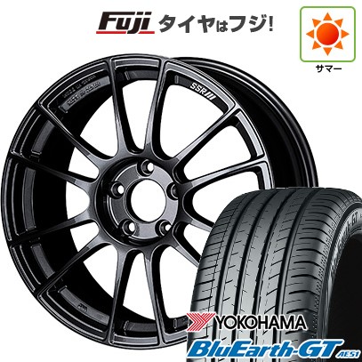 【新品国産車用5穴100】 夏タイヤ ホイール4本セット 225/40R18 ヨコハマ ブルーアース GT AE51 SSR GT GTX04 7.5J 18インチ(送料無料)
