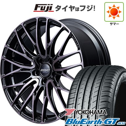 【新品国産車用5穴114.3】 夏タイヤ ホイール4本セット 235/50R18 ヨコハマ ブルーアース GT AE51 RAYS レイズ ホムラ 2X10BD BLACK CLEAR EDITION 8J 18インチ(送料無料)