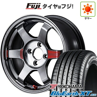 【新品】ライズ/ロッキー（ガソリン） 夏タイヤ ホイール4本セット 195/60R17 ヨコハマ ブルーアース XT AE61 RAYS レイズ ボルクレーシング TE37 サーガ SL 7J 17インチ(送料無料)｜フジ スペシャルセレクション