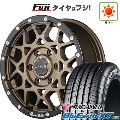 【新品国産車用5穴114.3】 夏タイヤ ホイール4本セット 215/60R17 ヨコハマ ブルーアース XT AE61 RAYS レイズ デイトナ M8 xB Edition 7J 17インチ(送料無料)|フジ スペシャルセレクション
