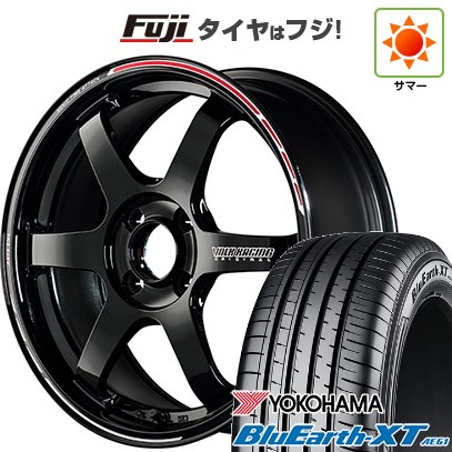 【新品】ライズ/ロッキー（ガソリン） 夏タイヤ ホイール4本セット 195/65R16 ヨコハマ ブルーアース XT AE61 RAYS レイズ ボルクレーシング TE37 ソニック TIME ATTACK EDITION 6.5J 16インチ(送料無料)