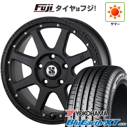 【新品国産車用5穴114.3】 夏タイヤ ホイール4本セット 225/50R18 ヨコハマ ブルーアース XT AE61 MLJ エクストリームJ 8J 18インチ(送料無料)
