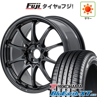【新品国産車用5穴114.3】 夏タイヤ ホイール4本セット 215/50R18 ヨコハマ ブルーアース XT AE61 RAYS レイズ ボルクレーシング CE28N-plus 7.5J 18インチ(送料無料)|フジ スペシャルセレクション