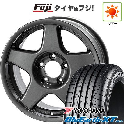 【新品】ヤリスクロス 夏タイヤ ホイール4本セット 205/65R16 ヨコハマ ブルーアース XT AE61 フォーバイフォーエンジニア ブラッドレー V 7J 16インチ(送料無料)