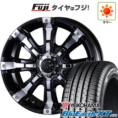 【新品国産車用5穴114.3】 夏タイヤ ホイール4本セット 225/65R17 ヨコハマ ブルーアース XT AE61 クリムソン マーテルギア(MG) ビースト 7J 17インチ(送料無料)