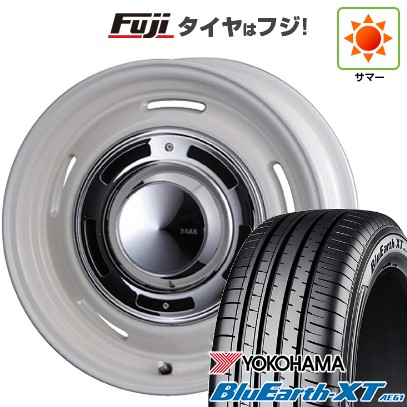 【新品国産車用5穴114.3】 夏タイヤ ホイール4本セット 225/50R18 ヨコハマ ブルーアース XT AE61 クリムソン ディーン クロスカントリー 8J 18インチ(送料無料)|フジ スペシャルセレクション