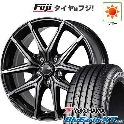 【新品国産車用5穴114.3】 夏タイヤ ホイール4本セット 215/60R16 ヨコハマ ブルーアース XT AE61 トピー セレブロ FT05 6.5J 16インチ(送料無料)