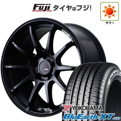 【新品国産車用5穴114.3】 夏タイヤ ホイール4本セット 225/65R17 ヨコハマ ブルーアース XT AE61 SSR GT GTV02 7J 17インチ(送料無料)
