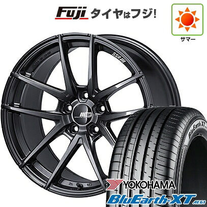 【新品国産車用5穴114.3】 夏タイヤ ホイール4本セット 215/50R18 ヨコハマ ブルーアース XT AE61 SSR ライナー タイプ10モノブロック 7.5J 18インチ(送料無料)|フジ スペシャルセレクション