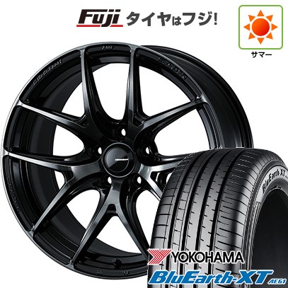 【新品国産車用5穴114.3】 夏タイヤ ホイール4本セット 215/50R18 ヨコハマ ブルーアース XT AE61 WEDS ウェッズ ウェッズスポーツ SA-01R 7.5J 18インチ(送料無料)|フジ スペシャルセレクション