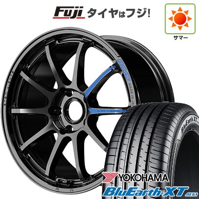 【新品】ライズ/ロッキー(ガソリン) 夏タイヤ ホイール4本セット 195/60R17 ヨコハマ ブルーアース XT AE61 RAYS レイズ グラムライツ 57NR SPEC-M 7J 17インチ(送料無料)|フジ スペシャルセレクション