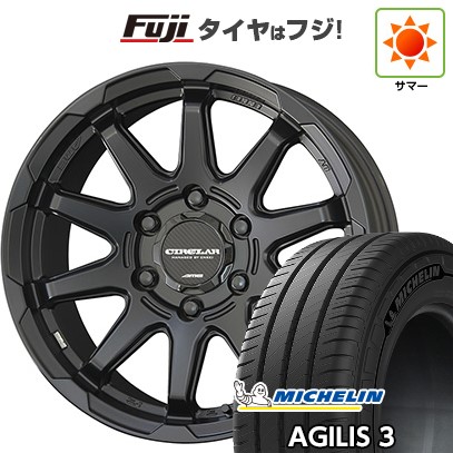【新品】ハイエース200系 夏タイヤ ホイール4本セット 215/65R16 109/107T ミシュラン アジリス3 共豊 サーキュラー C10X 6.5J 16インチ(送料無料)｜フジ スペシャルセレクション