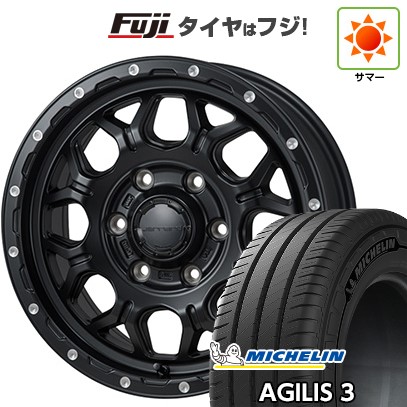 【新品】ハイエース200系 夏タイヤ ホイール4本セット 215/65R16 109/107T ミシュラン アジリス3 モンツァ HI-BLOCK ジェラード 6.5J 16インチ(送料無料)｜フジ スペシャルセレクション
