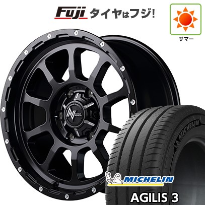 【新品】ハイエース200系 夏タイヤ ホイール4本セット 215/65R16 109/107T ミシュラン アジリス3 MID WHEELS NITRO POWER M10 パーシング 6.5J 16インチ(送料無料)｜フジ スペシャルセレクション 106,400円