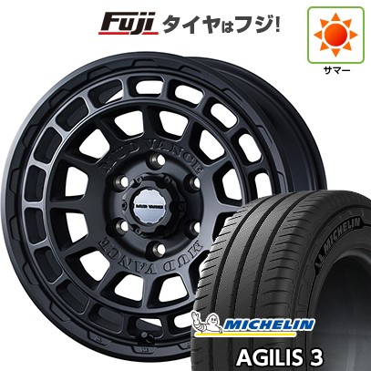 【新品】ハイエース200系 夏タイヤ ホイール4本セット 215/65R16 109/107T ミシュラン アジリス3 WEDS ウェッズアドベンチャー マッドヴァンス X タイプF 6.5J 16インチ(送料無料)|フジ スペシャルセレクション