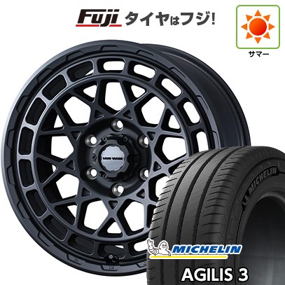 【新品】ハイエース200系 夏タイヤ ホイール4本セット 215/65R16 109/107T ミシュラン アジリス3 WEDS ウェッズアドベンチャー マッドヴァンス X タイプM 6.5J 16インチ(送料無料)