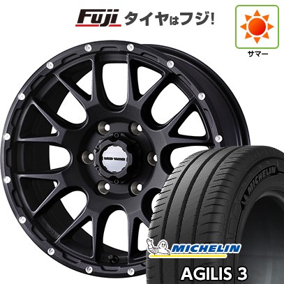 【新品】ハイエース200系 夏タイヤ ホイール4本セット 215/65R16 109/107T ミシュラン アジリス3 WEDS ウェッズアドベンチャー マッドヴァンス 08 6.5J 16インチ(送料無料)