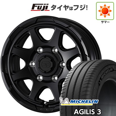 【新品】ハイエース200系 夏タイヤ ホイール4本セット 215/65R16 109/107T ミシュラン アジリス3 WEDS ウェッズアドベンチャー スタットベルク 6.5J 16インチ(送料無料)