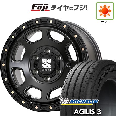 【新品】ハイエース200系 夏タイヤ ホイール4本セット 215/65R16 109/107T ミシュラン アジリス3 MLJ エクストリームJ XJ07 6.5J 16インチ(送料無料)