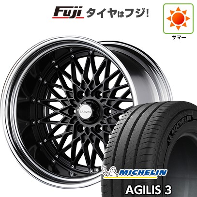 【新品】ハイエース200系 夏タイヤ ホイール4本セット 215/65R16 109/107T ミシュラン アジリス3 ファブレス ヴァローネ RM-6 2P 7J 16インチ(送料無料)|フジ スペシャルセレクション