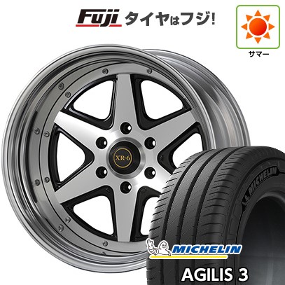 【新品】ハイエース200系 夏タイヤ ホイール4本セット 215/65R16 109/107T ミシュラン アジリス3 ファブレス ヴァローネ XR-6 2P 7J 16インチ(送料無料)