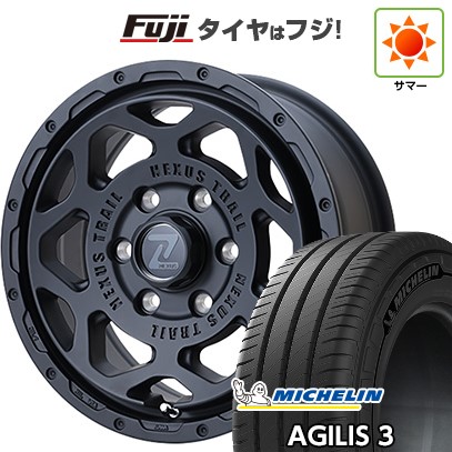 【新品】ハイエース200系 夏タイヤ ホイール4本セット 215/65R16 109/107T ミシュラン アジリス3 フレックス ネクサストレイル NT1 6.5J 16インチ(送料無料)
