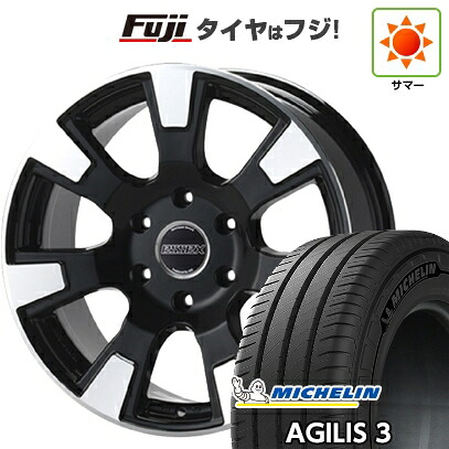 【新品】ハイエース200系 夏タイヤ ホイール4本セット 215/65R16 109/107T ミシュラン アジリス3 エセックス ES-16 16インチ(送料無料)