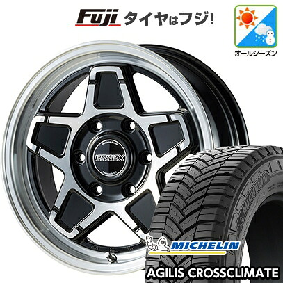【新品】ハイエース200系 オールシーズンタイヤ ホイール4本セット 215/65R16 109/107T ミシュラン アジリス クロスクライメート エセックス ENCS 1P 16インチ(送料無料)