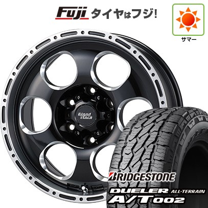 【新品】プラド/ハイラックス 夏タイヤ ホイール4本セット 265/70R17 ブリヂストン デューラー A/T002 OWL/RBL エルフォード ブラッドストック 1P 2 8J 17インチ(送料無料)