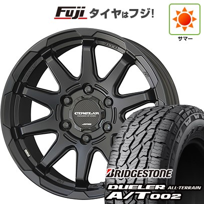 【新品】プラド/ハイラックス 夏タイヤ ホイール4本セット 265/70R17 ブリヂストン デューラー A/T002 OWL/RBL 共豊 サーキュラー C10X 8J 17インチ(送料無料)