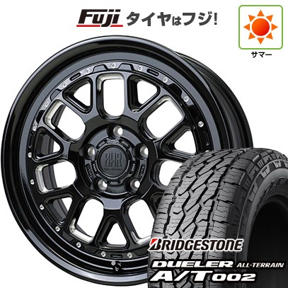 【新品】デリカD5 夏タイヤ ホイール4本セット 245/70R16 ブリヂストン デューラー A/T002 OWL/RBL ホットスタッフ バークレイハードロック ヒューロン 7J 16インチ(送料無料)|フジ スペシャルセレクション
