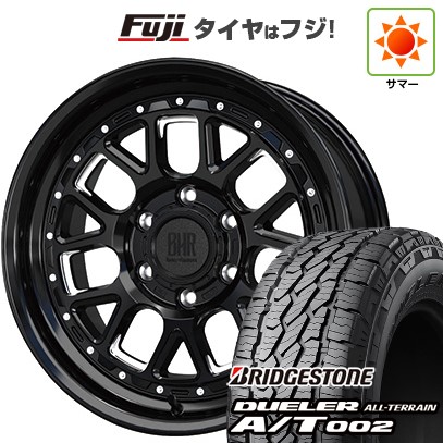 【新品国産車用6穴139.7】 夏タイヤ ホイール4本セット 285/60R18 ブリヂストン デューラー A/T002 RBL ホットスタッフ バークレイハードロック ヒューロン 8J 18インチ(送料無料)
