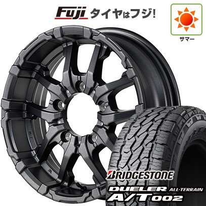 【新品】ジムニーシエラ/ジムニーノマド 夏タイヤ ホイール4本セット 215/70R16 ブリヂストン デューラー A/T002 OWL/RBL MID WHEELS NITRO POWER M26 クロスファング 6J 16インチ(送料無料)|フジ スペシャルセレクション