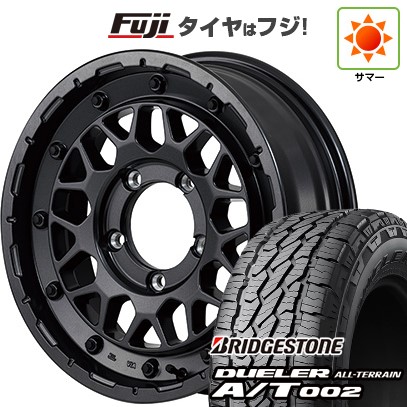 【新品】ジムニーシエラ/ジムニーノマド 夏タイヤ ホイール4本セット 215/70R16 ブリヂストン デューラー A/T002 OWL/RBL MID WHEELS NITRO POWER M29 スティンガー 6J 16インチ(送料無料)